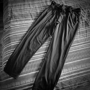 Bagatelle Black Paper Bag Pants
